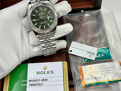 Rolex Date Just green