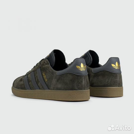 Кроссовки Adidas Gazelle Dark Grey / Gum