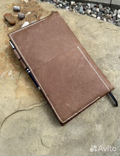 Блокнот ручной работы кожа козы