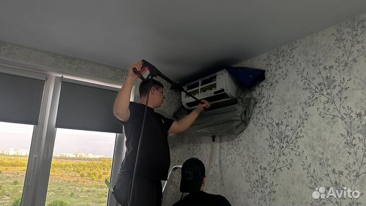 Установка сплит систем монтаж кондиционера