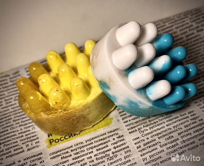 Мыло массажное ручной работы