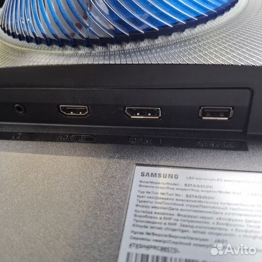 Монитор samsung odyssey G3 S27AG302NI FHD 27