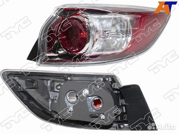 Фонарь задний mazda 3, mazda 3/axela 08-13, mazda