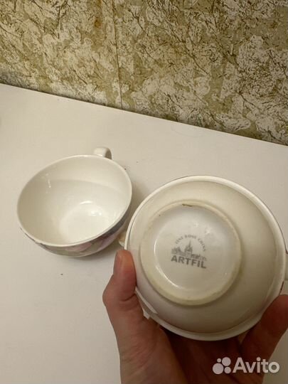 Чашка с чайником artfil