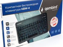 Клавиатура беспроводная Bluetooth Gembird KBW-4