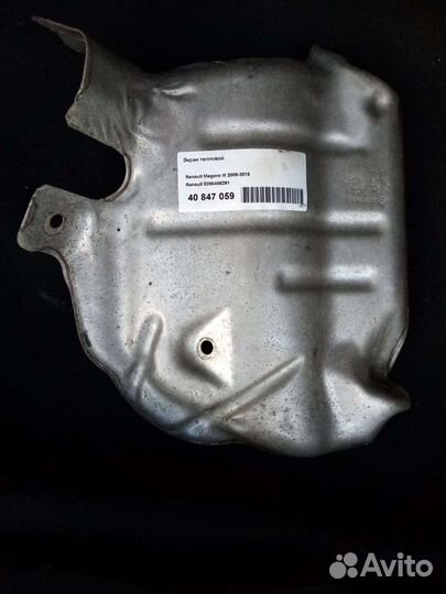 Тепловой экран рено меган 3