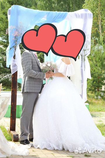 Великолепное свадебное платье