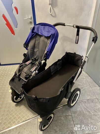 Коляска для двойни bugaboo + автокресла Maxi Cosi