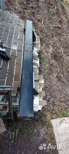 Бампер стальной на Тойота хай lux