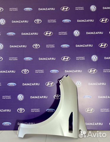 Крыло KIA RIO Левое Серебристый