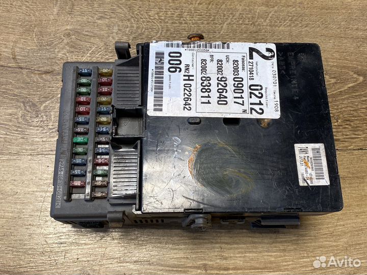 Renault laguna 2 блок предохранителей