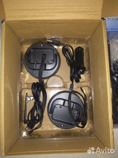 Рации Baofeng BF-888S 2шт, доп. антенны, кабели