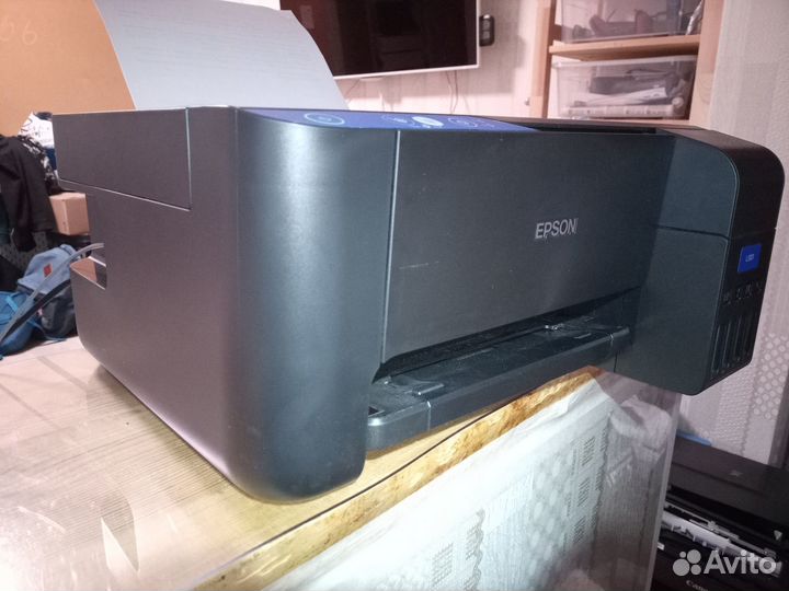 Мфу струйное Epson L3101 с снпч отличное состояние