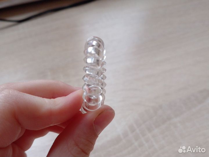 Прозрачная резинка для волос