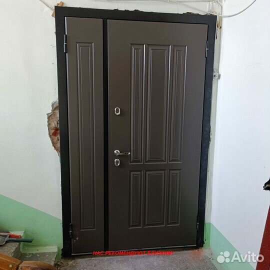Толстая дверь металлическая с шумоизоляцией