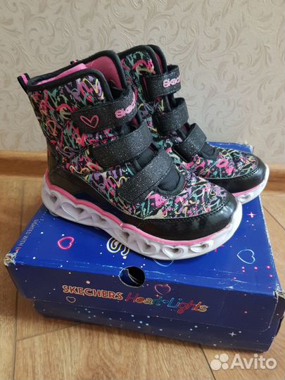 Ботинки сапожки детские skechers