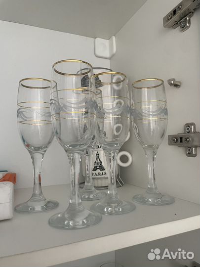 Фужеры для шампанского и водки