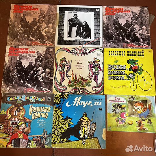 Виниловые пластинки СССР