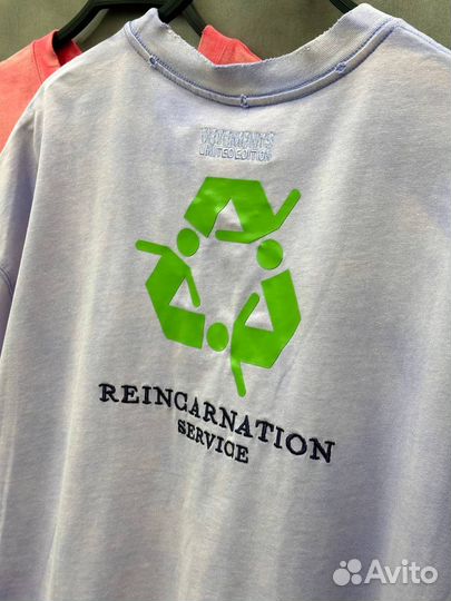 Футболка vetements reincarnation oversize