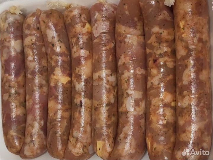 Купаты домашние.Из кускового мяса.Халяль