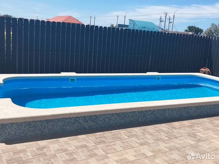 Бассейн из пластика 7х3