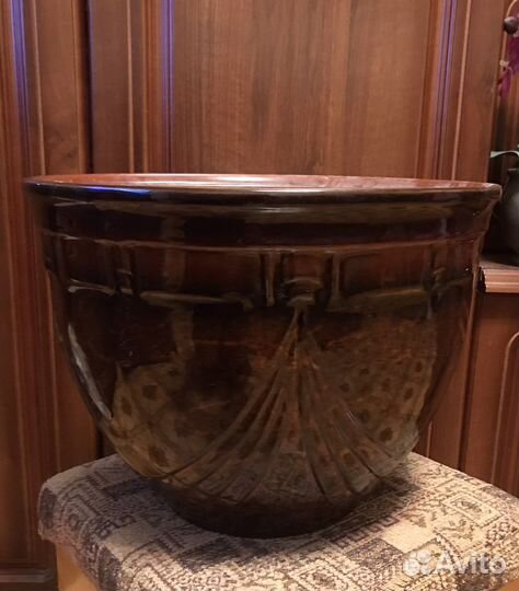 Кашпо керамическое