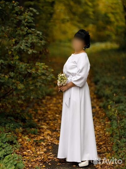 Платье белое свадебное 48-50-52