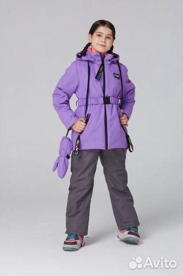 Костюм+ варежки демисезонные р 110-134