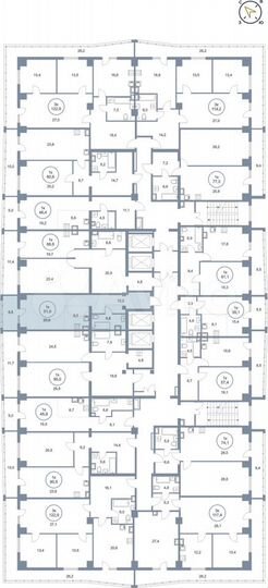 1-к. квартира, 51,9 м², 4/25 эт.