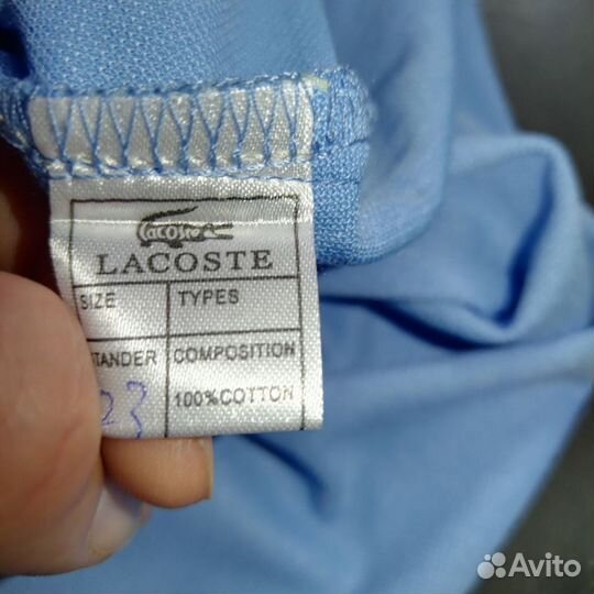 Поло Lacoste с длинной рукавой