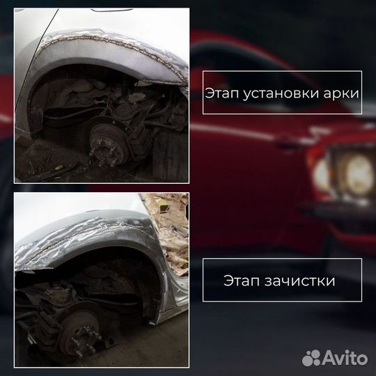 Ремонтные арки/пороги на все марки авто