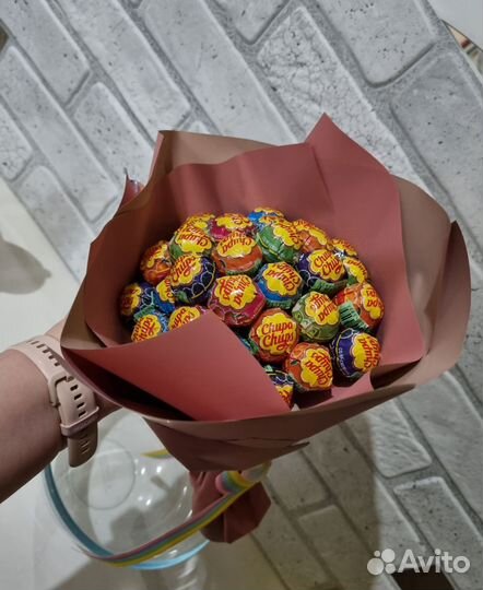 Букет из чупа чупсов