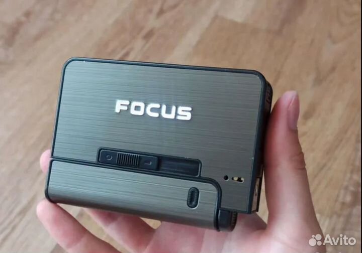 Портсигар зажигалка газовая автомат 2 в 1