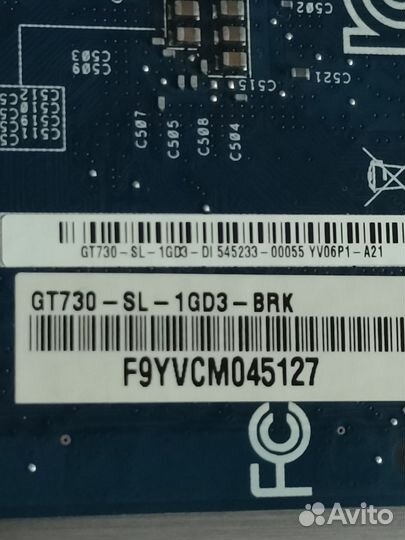 Видеокарта GT 730 1gb ddr3