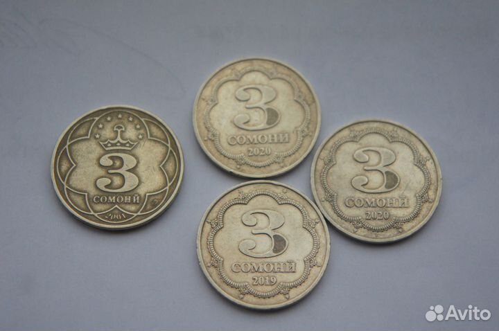 Таджикские монеты сомони