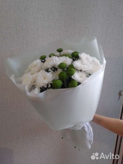 Сборный букет из хризантемы, доставка