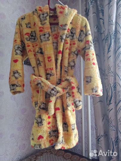 Детский махровый халат