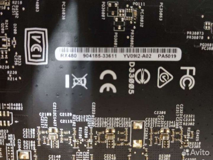 Видеокарта rx 480 8gb