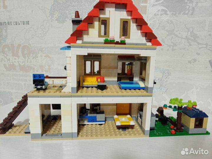 Конструктор lego (не оригинал) Домик 3 в 1 б/у