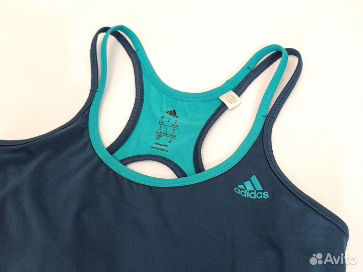 Майка спортивная Adidas S/42 синяя