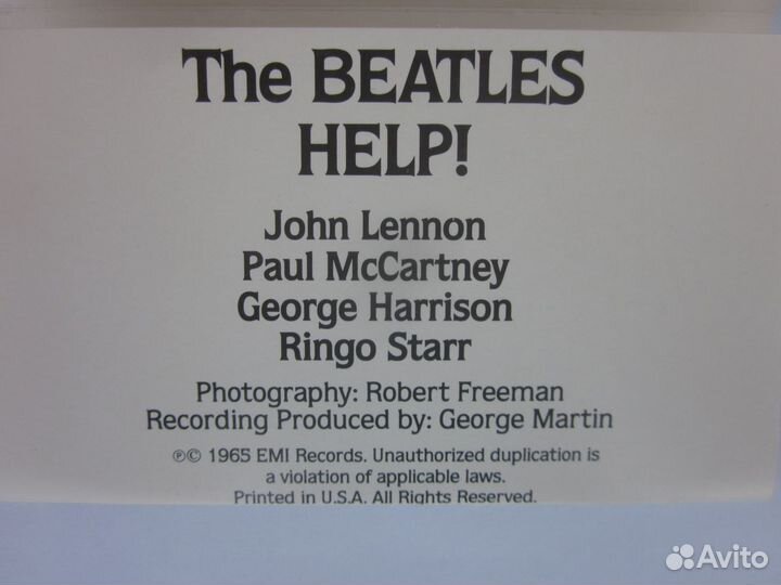 Beatles- Help High Fidelity Cassete mfsl Rare