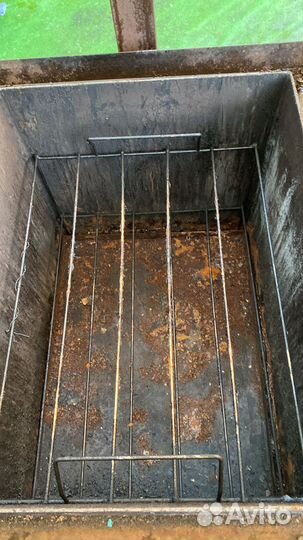 Большая коптильня горячего копчения бу