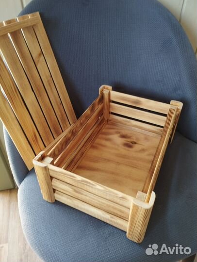 Ящик деревянный подарочный