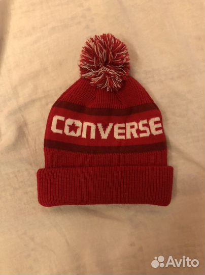 Converse шапка с помпоном оригинал