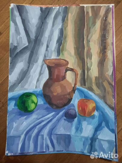 Натюрморт гуашь