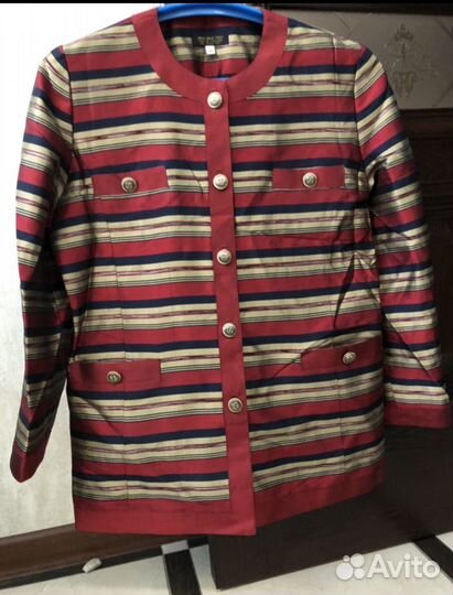 Пиджак длинный щелк