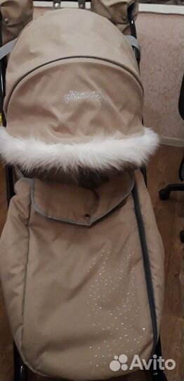 Санки коляска pikate снеговик новые