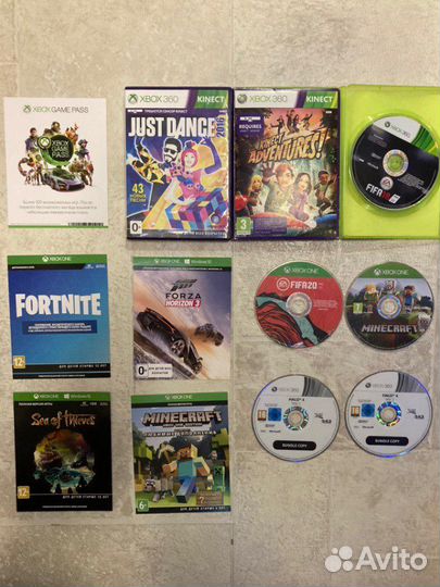 Диски на xbox one игры