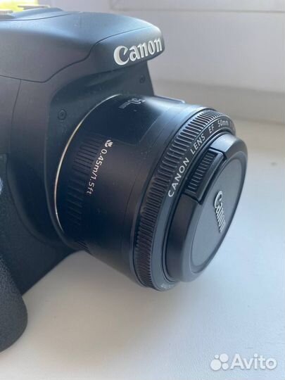 Зеркальный фотоаппарат canon 600d и объектив 50 мм