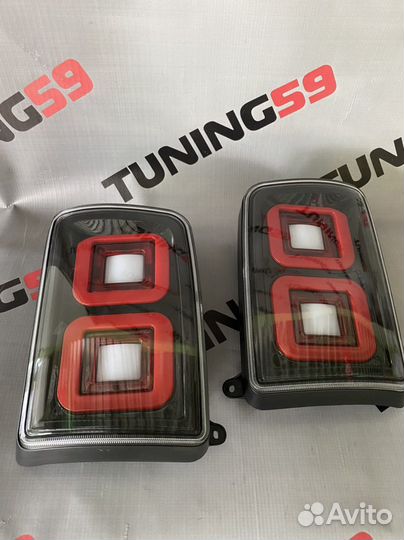 Фонари задние LED стопы Нива в стиле Рендж Вог